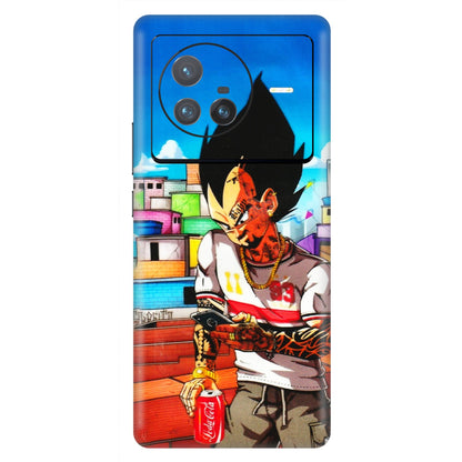 VIVO Z/V/X/T/U/S Series Phone Skins (All Models) - Vegeta - 3D Embossed Finish (L-136) Vivo X80 (5G)