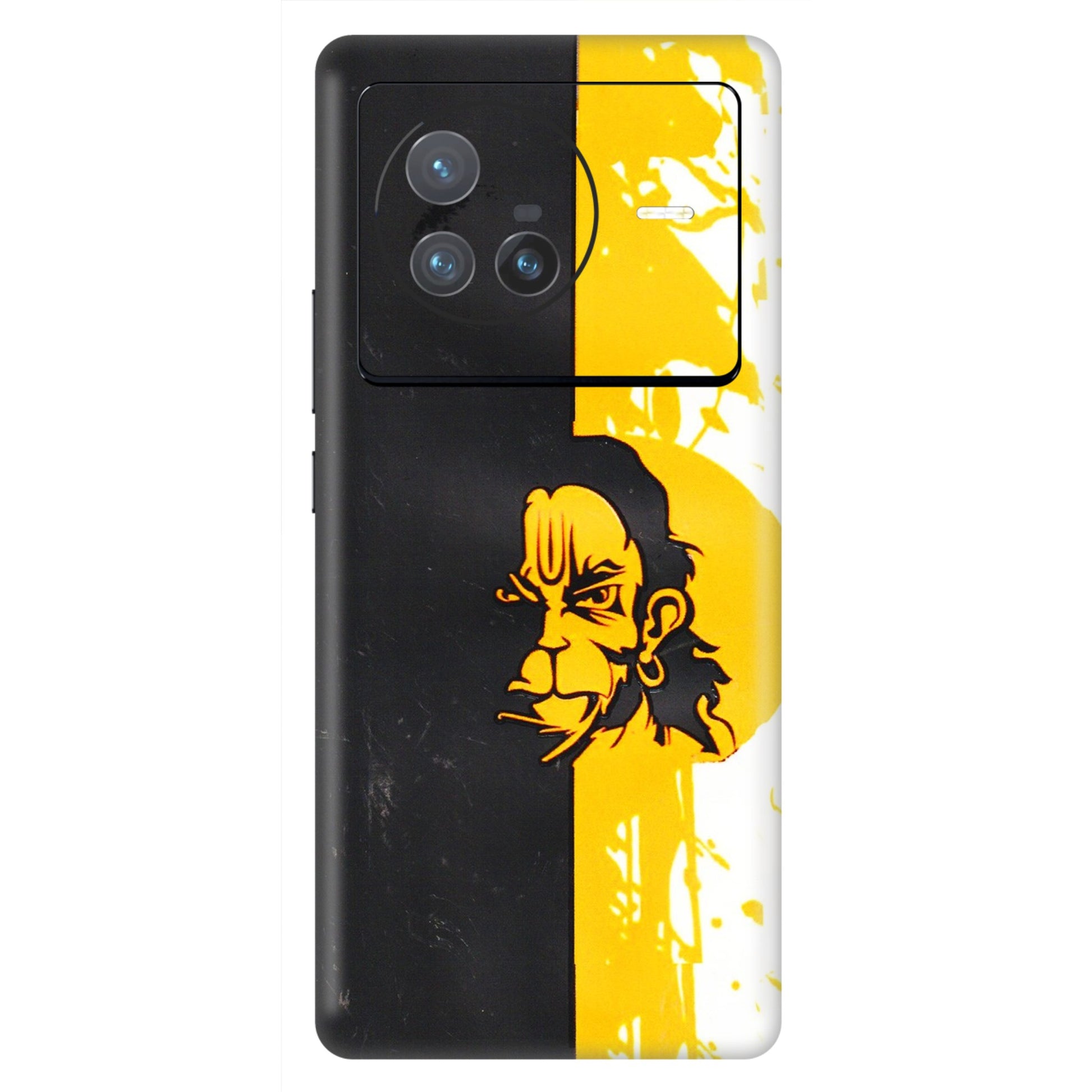 VIVO Z/V/X/T/U/S Series Phone Skins (All Models) - Bajrangbali - 3D Embossed Finish (L-151) Vivo X80 (5G)