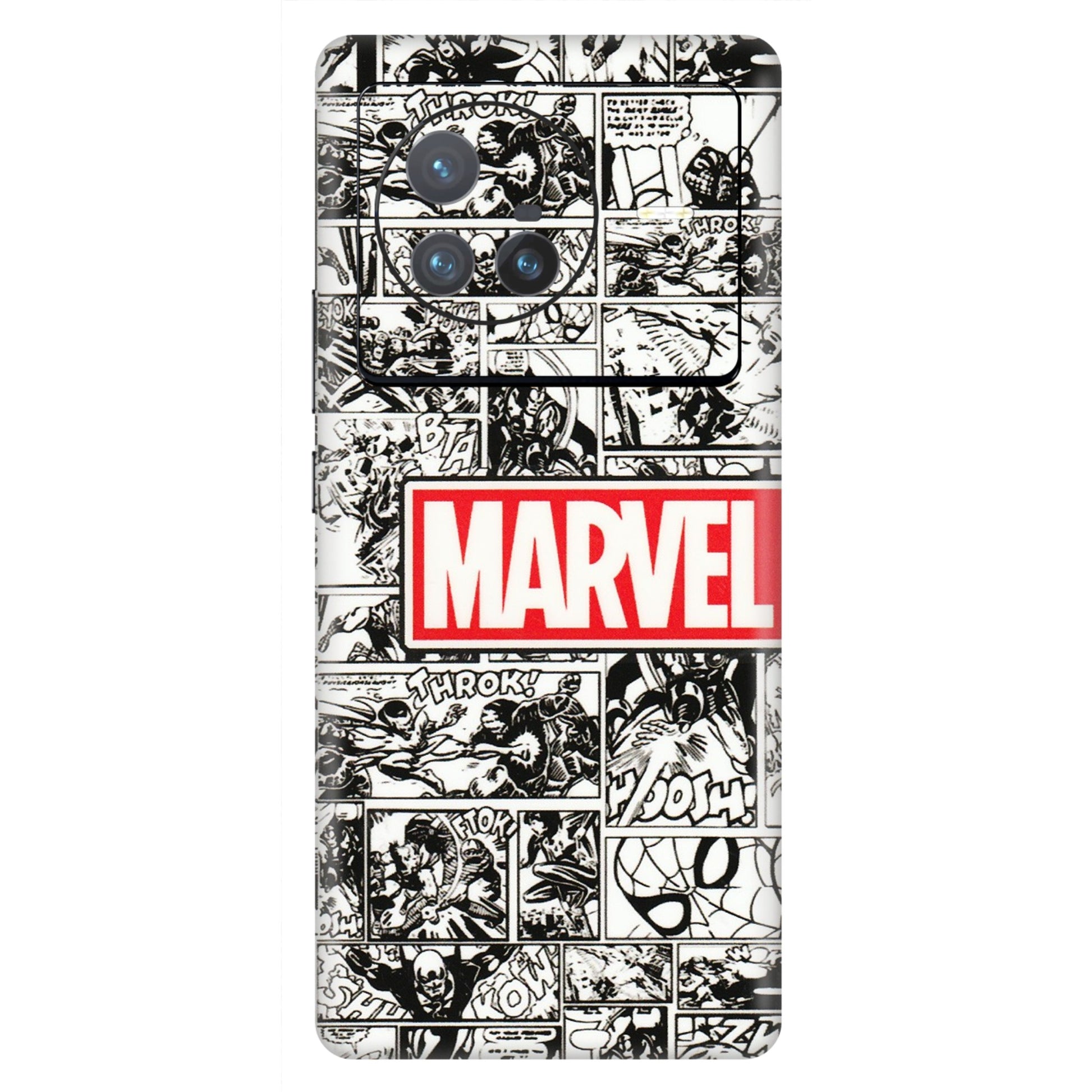 VIVO Z/V/X/T/U/S Series Phone Skins (All Models) - Marvel Comic - 3D Embossed Finish (L-171) Vivo X80 (5G)