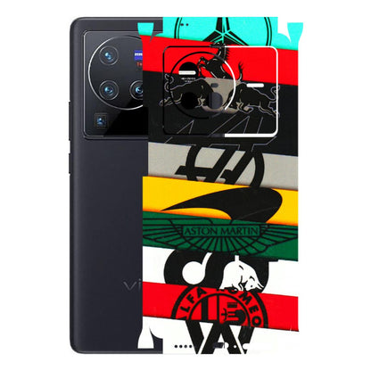 VIVO Z/V/X/T/U/S Series Phone Skins (All Models) - Multi Designer Brands - 3D Embossed Finish (L-187) Vivo X80 (5G)