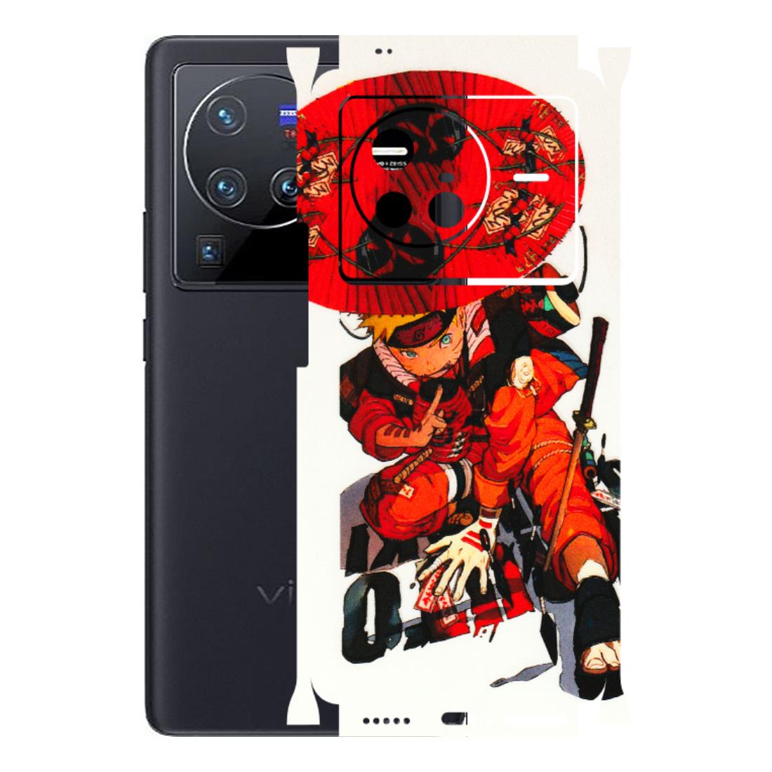 VIVO Z/V/X/T/U/S Series Phone Skins (All Models) - Naruto - 3D Embossed Finish (L-208) Vivo X80 (5G)