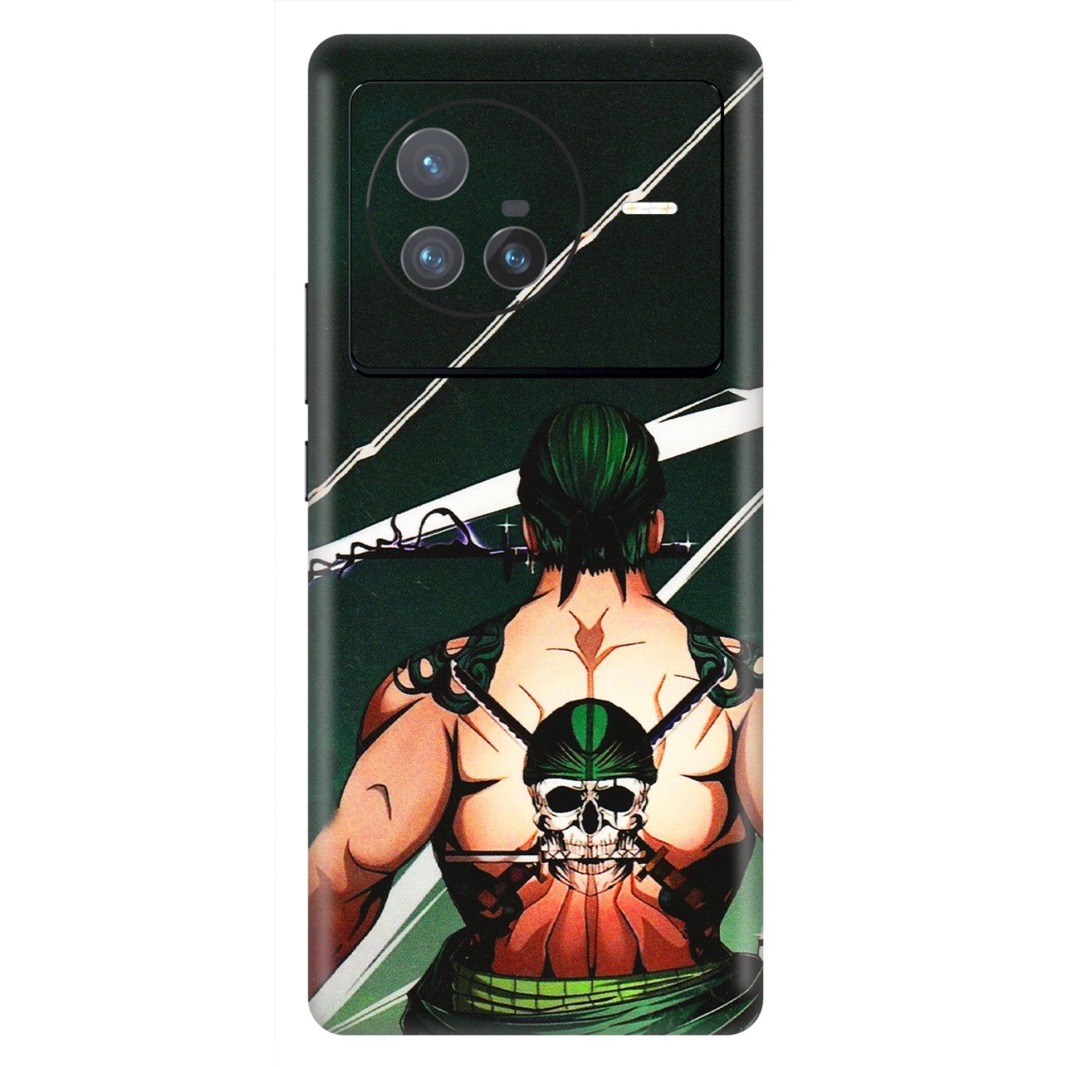 VIVO Z/V/X/T/U/S Series Phone Skins (All Models) - Zoro Anime - 3D Embossed Finish (L-23) Vivo X80 (5G)