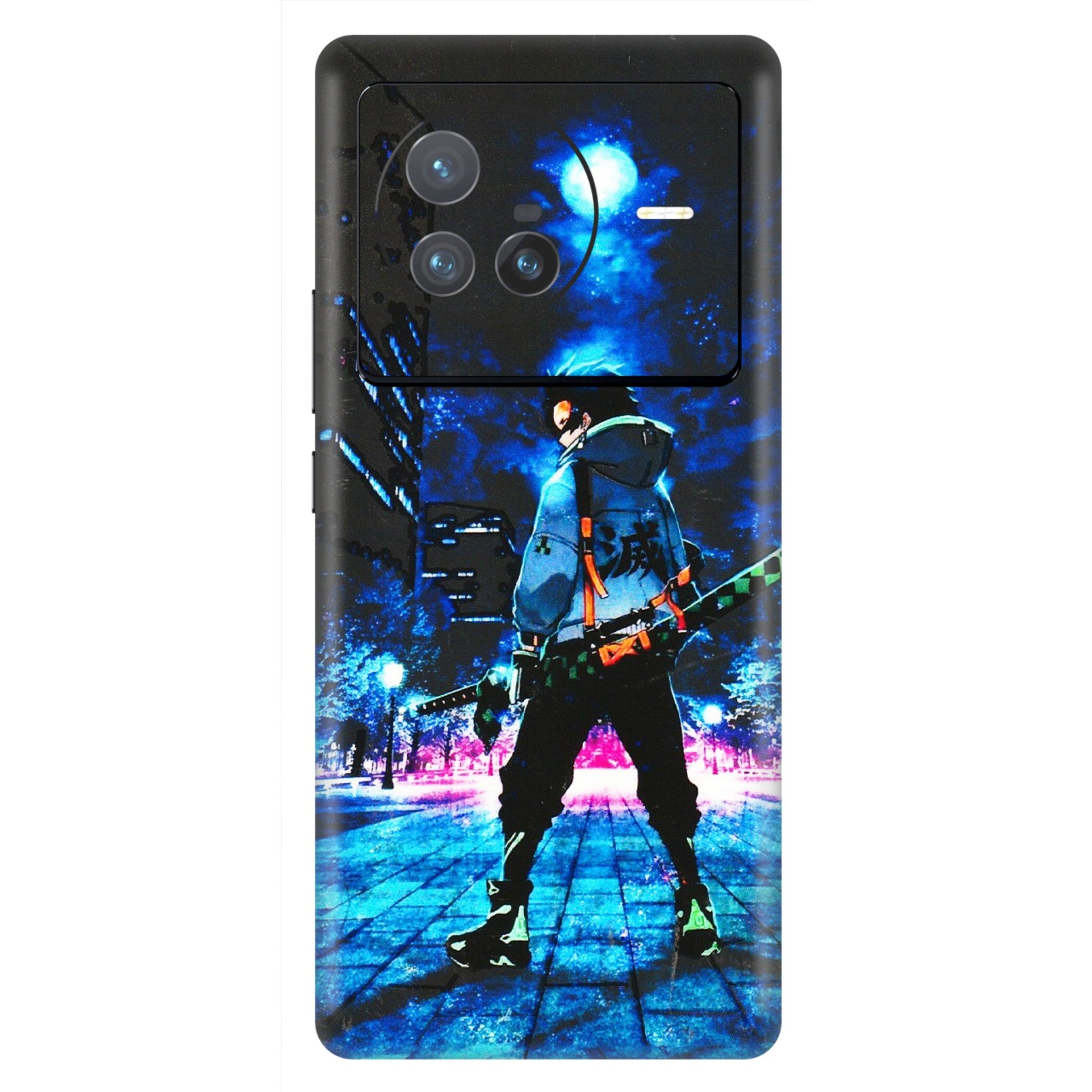 VIVO Z/V/X/T/U/S Series Phone Skins (All Models) - Demon Slayer Sword - 3D Embossed Finish (L-247) Vivo X80 (5G)