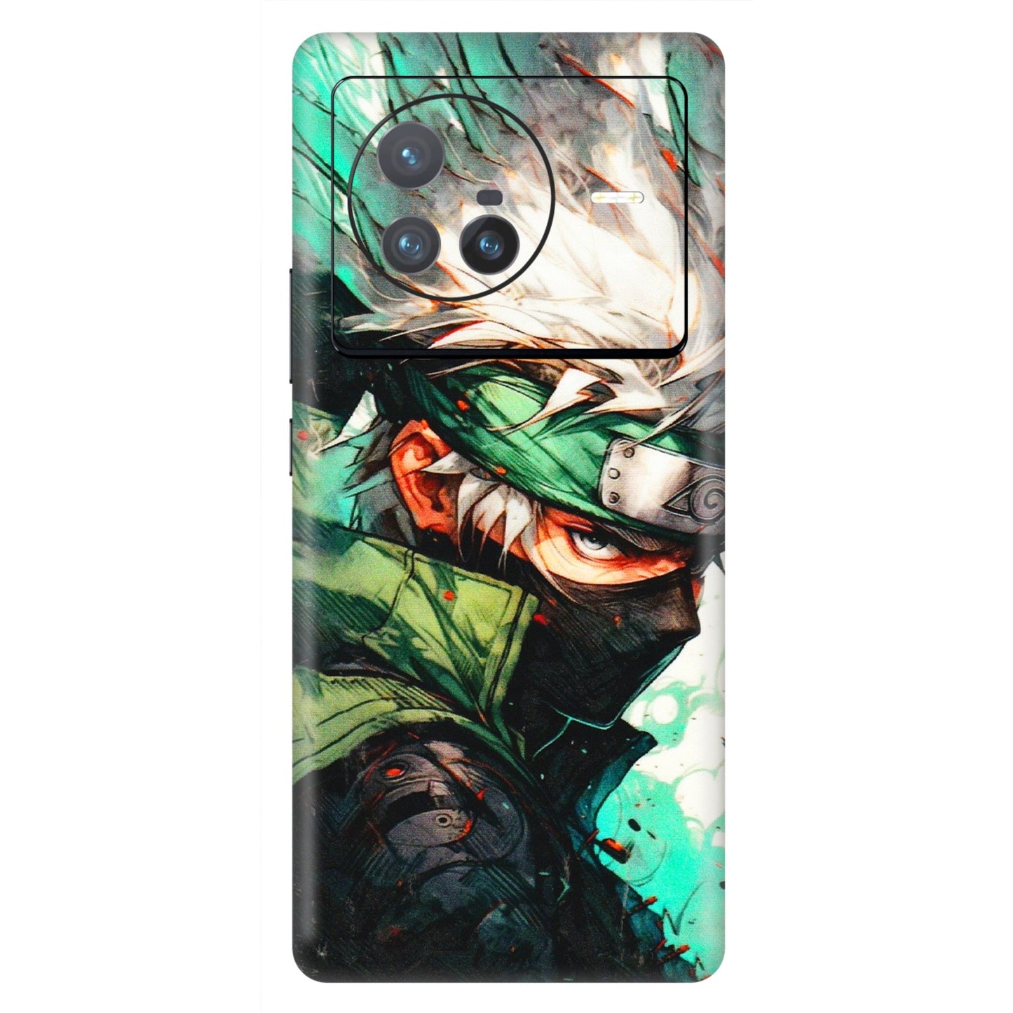 VIVO Z/V/X/T/U/S Series Phone Skins (All Models) - Kakashi Side Profile - 3D Embossed Finish (L-249) Vivo X80 (5G)