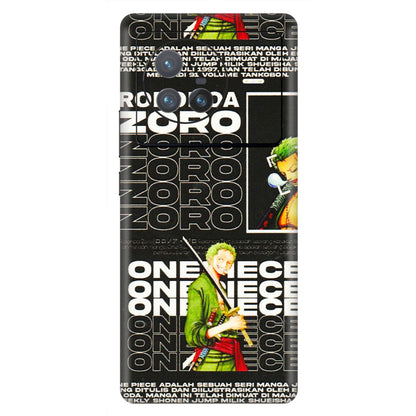 VIVO Z/V/X/T/U/S Series Phone Skins (All Models) - One Piece Zoro - 3D Embossed Finish (L-250) Vivo X80 (5G)