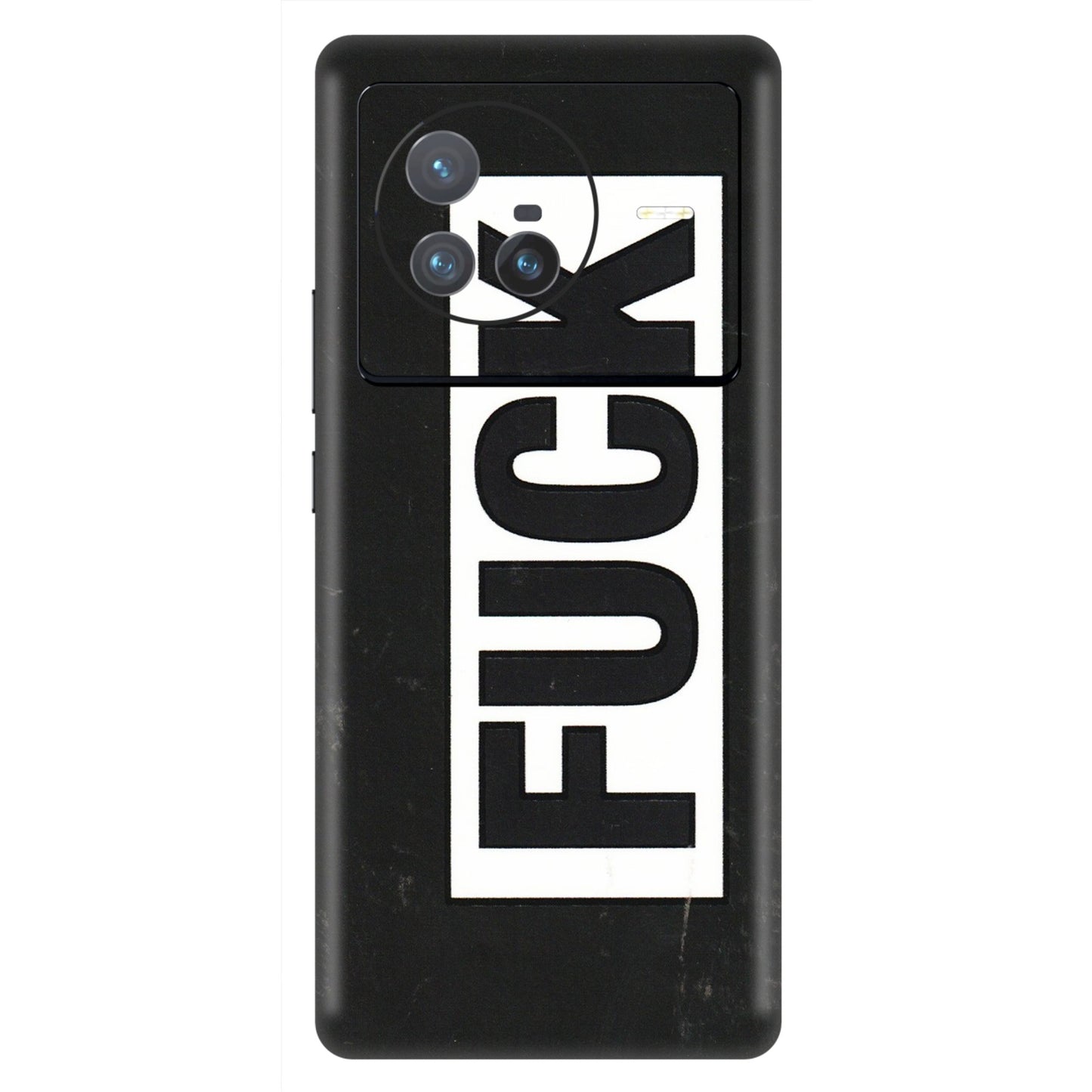 VIVO Z/V/X/T/U/S Series Phone Skins (All Models) - The F Word - 3D Embossed Finish (L-255) Vivo X80 (5G)