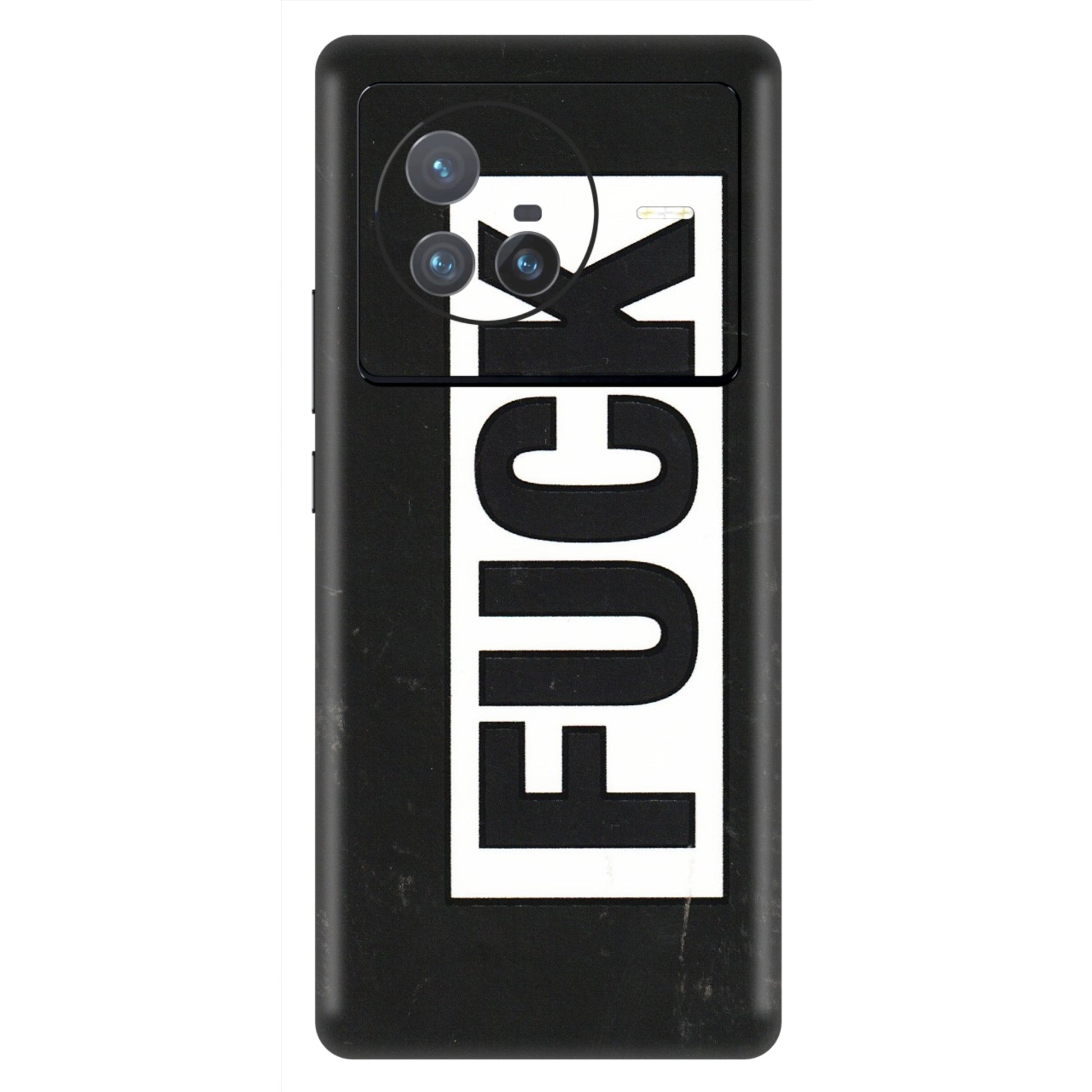 VIVO Z/V/X/T/U/S Series Phone Skins (All Models) - The F Word - 3D Embossed Finish (L-255) Vivo X80 (5G)