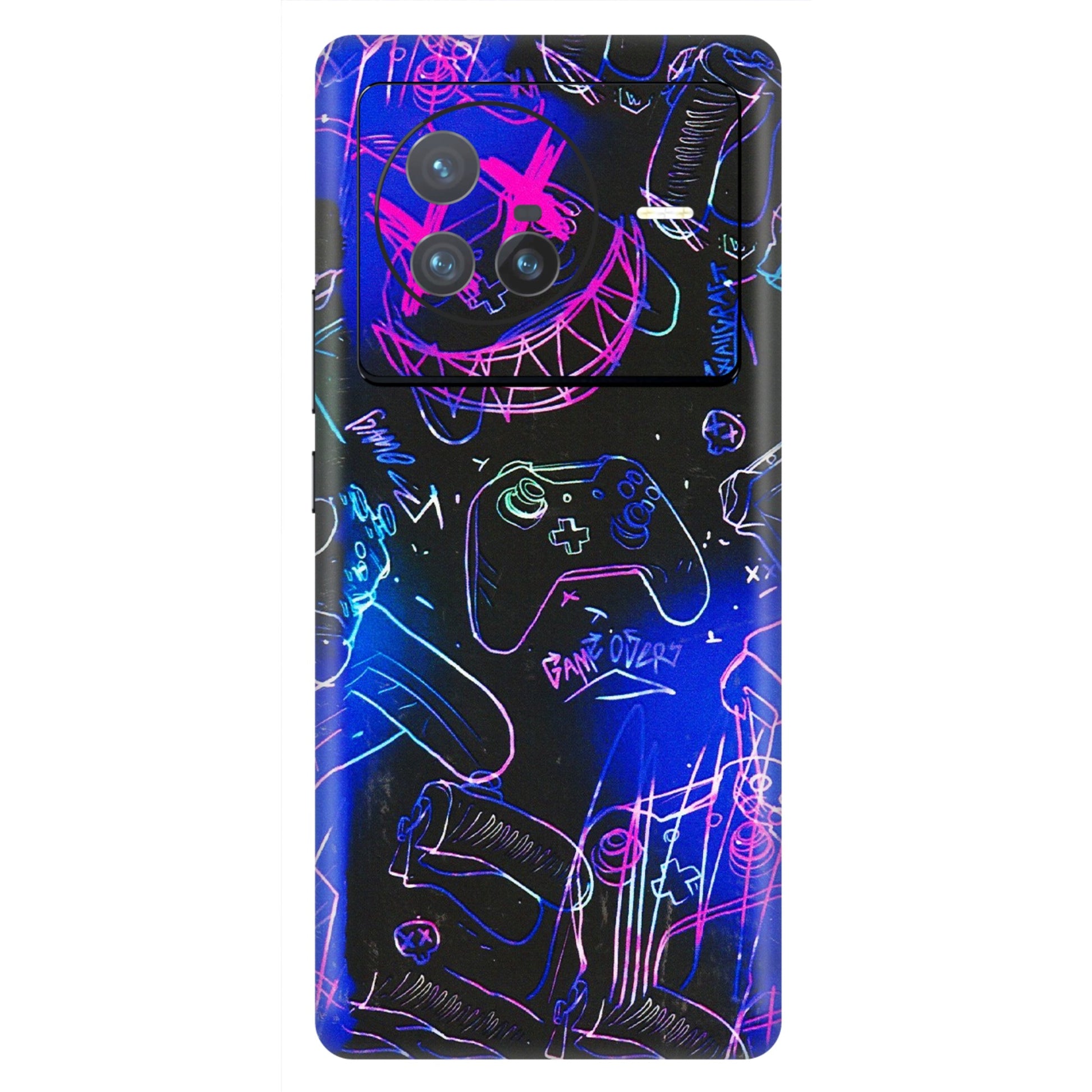 VIVO Z/V/X/T/U/S Series Phone Skins (All Models) - Gamers Paradise - 3D Embossed Finish (L-258) Vivo X80 (5G)