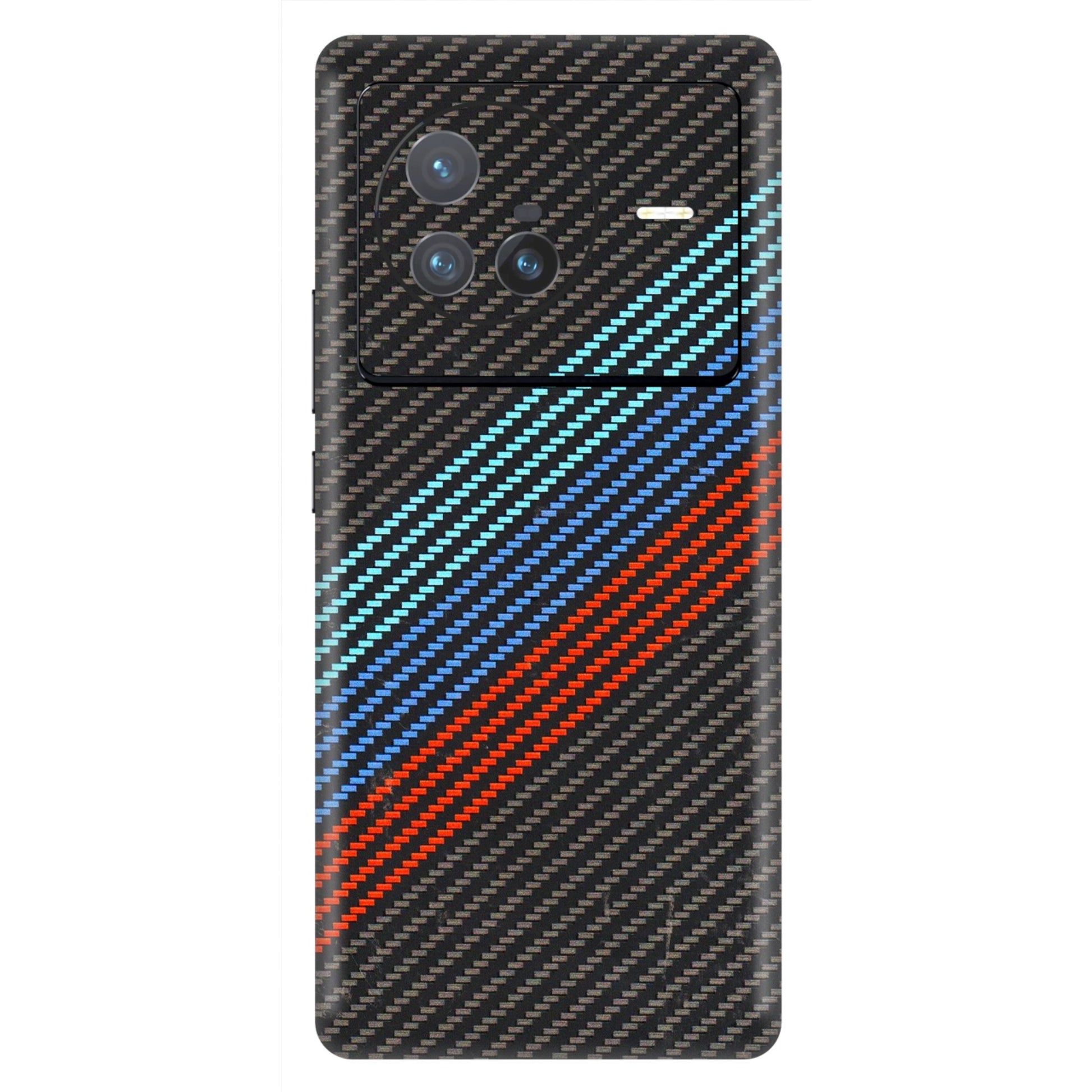VIVO Z/V/X/T/U/S Series Phone Skins (All Models) - Carbon BM - 3D Embossed Finish (L-302) Vivo X80 (5G)