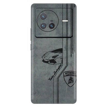 VIVO Z/V/X/T/U/S Series Phone Skins (All Models) - New Lamborgini Aventador - 3D Embossed Finish (L-321) Vivo X80 (5G)