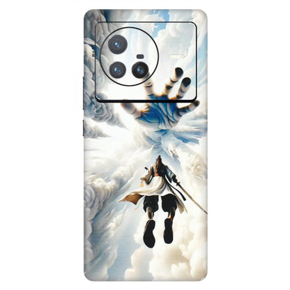 VIVO Z/V/X/T/U/S Series Phone Skins (All Models) - Big Hand With Monkey King - 3D Embossed Finish (L-323) Vivo X80 (5G)