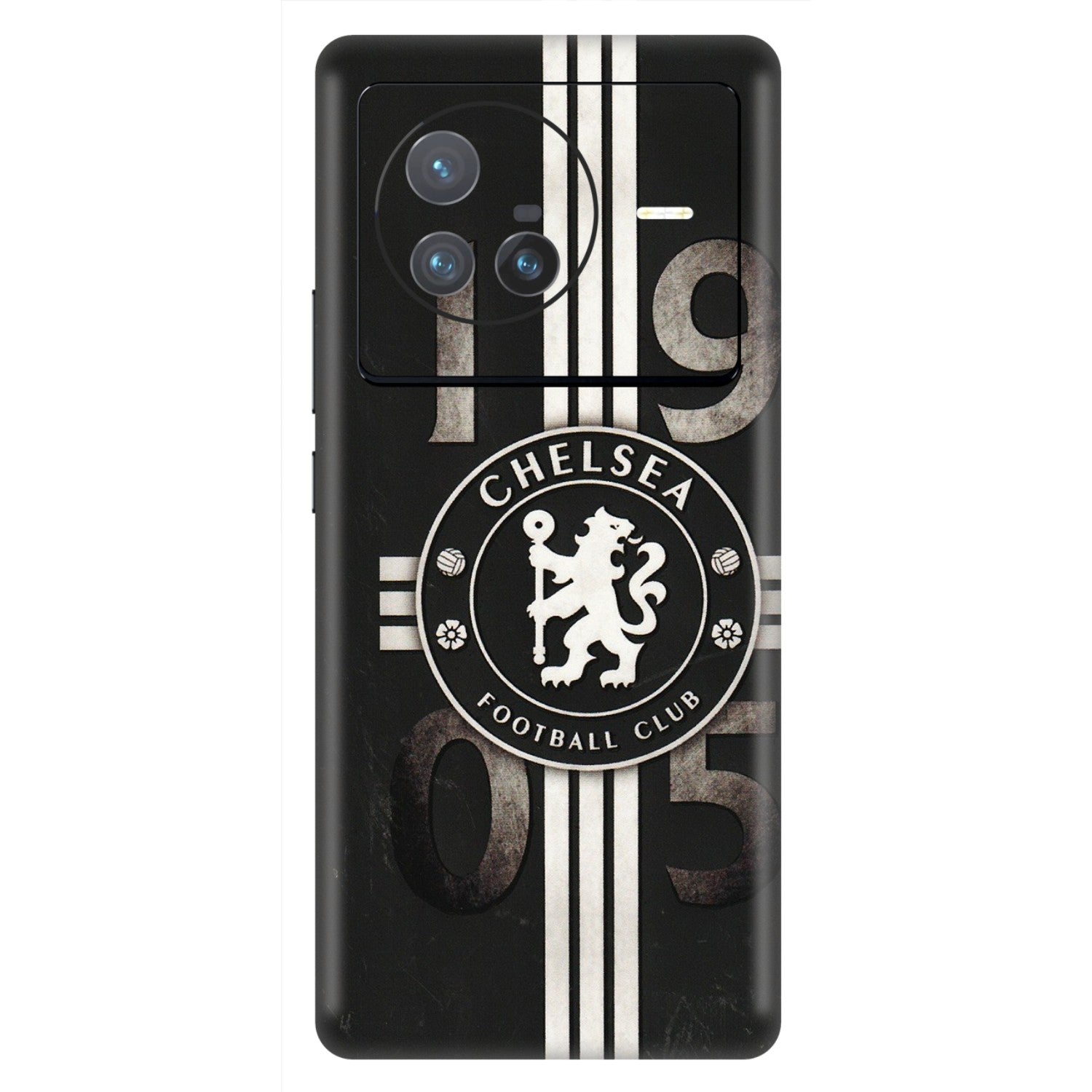 VIVO Z/V/X/T/U/S Series Phone Skins (All Models) - Chelsea Fan Club - 3D Embossed Finish (L-36) Vivo X80 (5G)