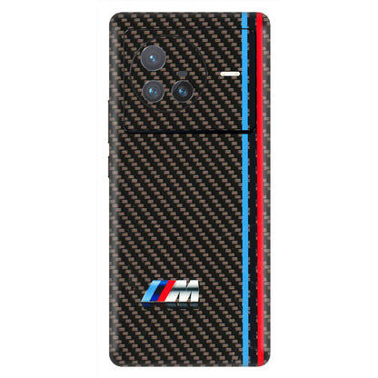 VIVO Z/V/X/T/U/S Series Phone Skins (All Models) - BM Carbon Fiber Feels - 3D Embossed Finish (L-38) Vivo X80 (5G)
