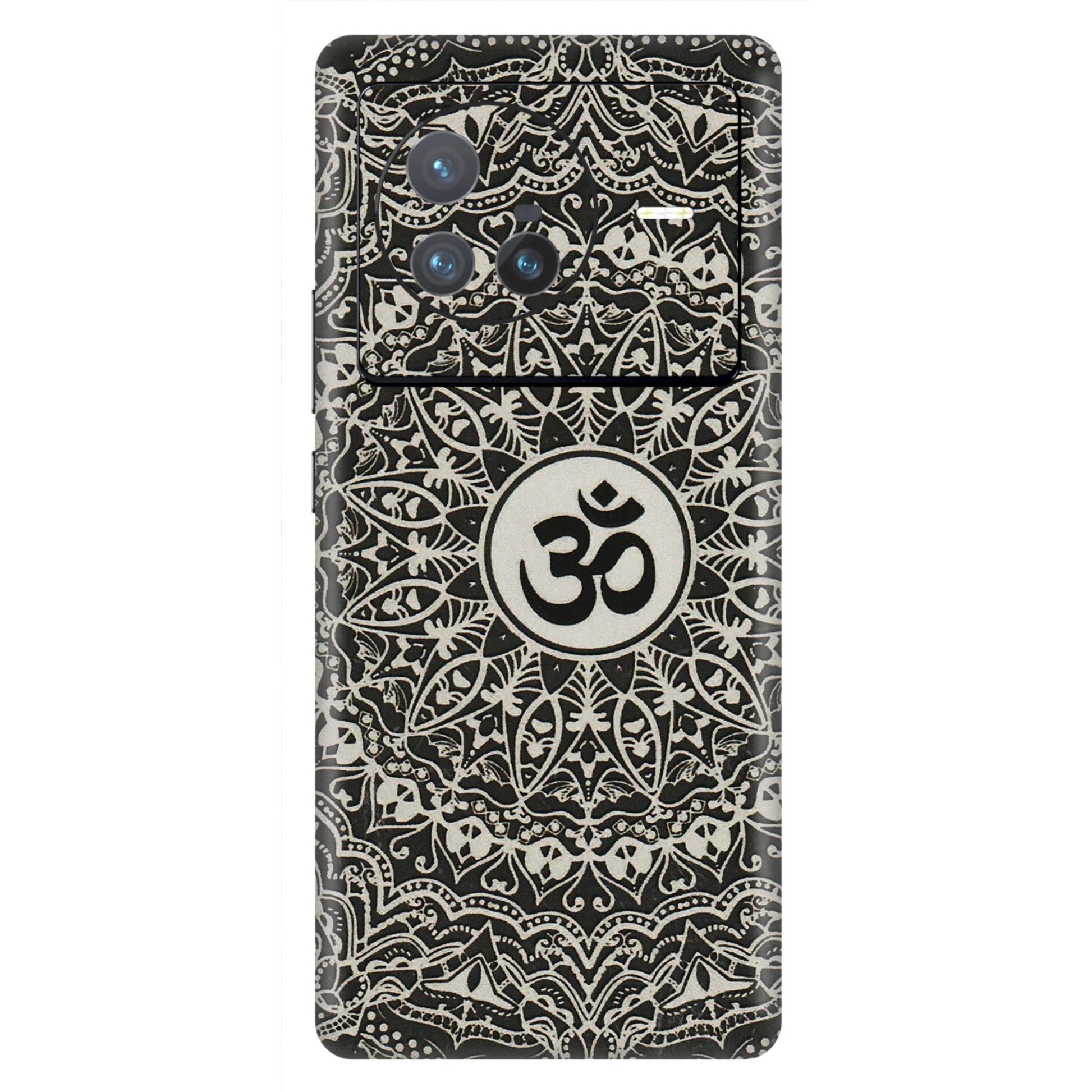 VIVO Z/V/X/T/U/S Series Phone Skins (All Models) - Aum Elegant Mandala - 3D Embossed Finish (L-62) Vivo X80 (5G)