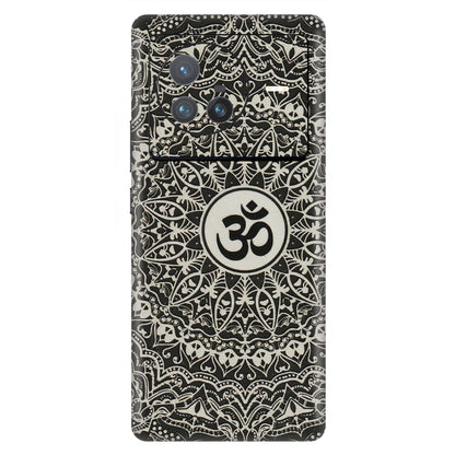 VIVO Z/V/X/T/U/S Series Phone Skins (All Models) - Aum Elegant Mandala - 3D Embossed Finish (L-62) Vivo X80 (5G)