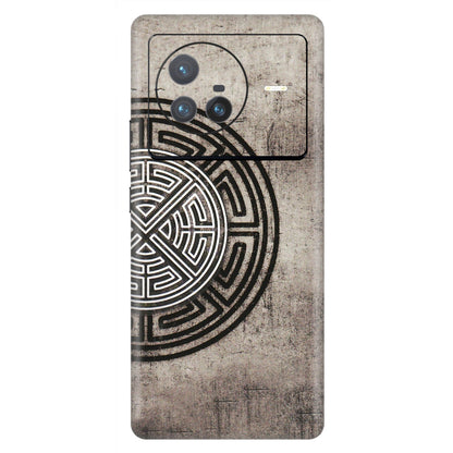 VIVO Z/V/X/T/U/S Series Phone Skins (All Models) - Mysterious Circular Design - 3D Embossed Finish (L-63) Vivo X80 (5G)