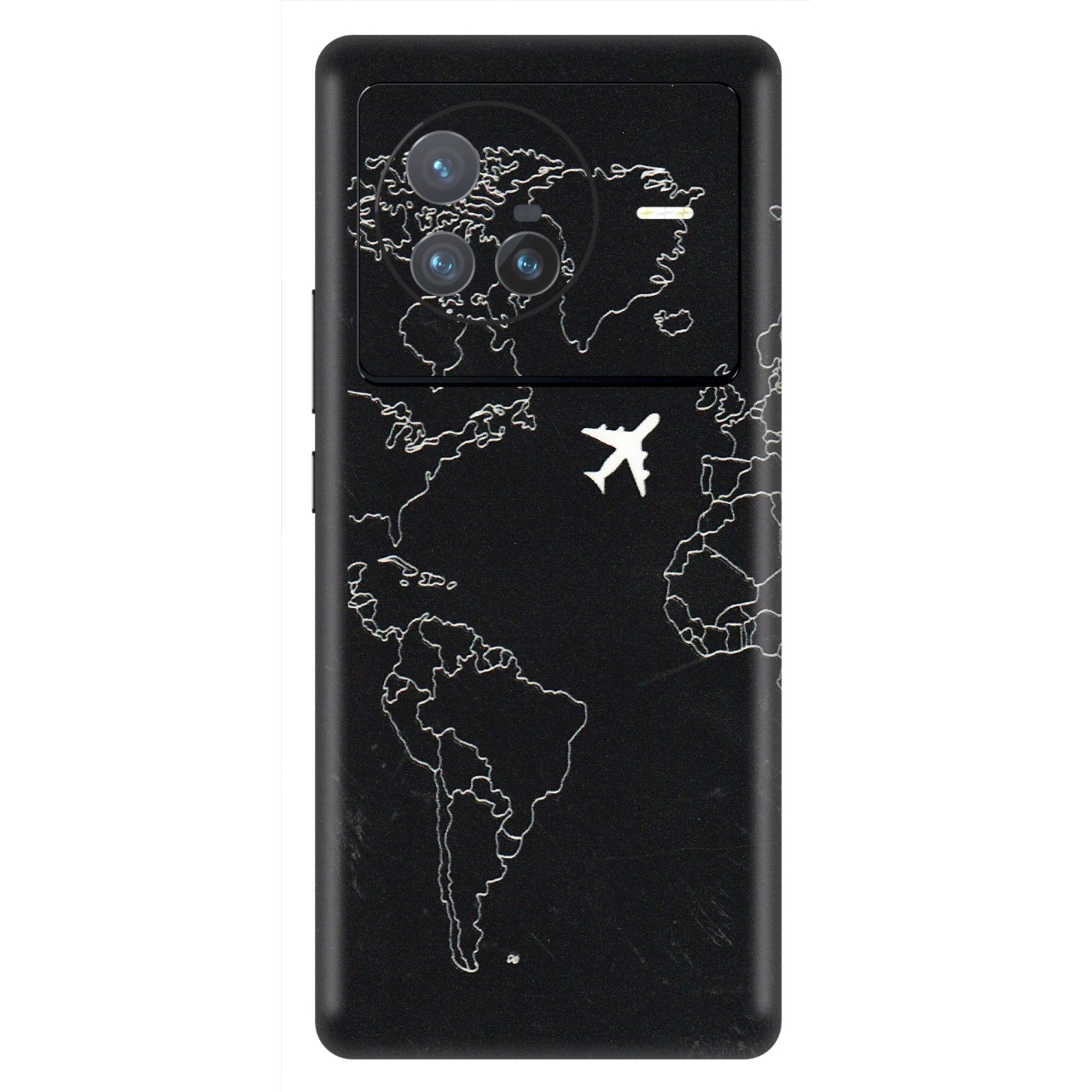 VIVO Z/V/X/T/U/S Series Phone Skins (All Models) - Never Ending Travel - 3D Embossed Finish (L-79) Vivo X80 (5G)