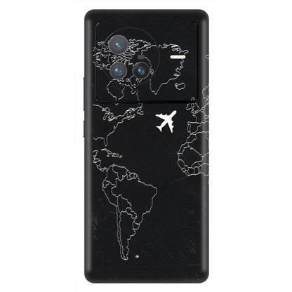 VIVO Z/V/X/T/U/S Series Phone Skins (All Models) - Never Ending Travel - 3D Embossed Finish (L-79) Vivo X80 (5G)