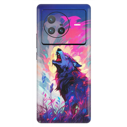 VIVO Z/V/X/T/U/S Series Phone Skins (All Models) - New Wild Wolf Abstract - Matte Finish (M-125) Vivo X80 (5G)