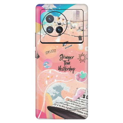 VIVO Z/V/X/T/U/S Series Phone Skins (All Models) - Stronger Then Yesterday - Matte Finish (M-128) Vivo X80 (5G)