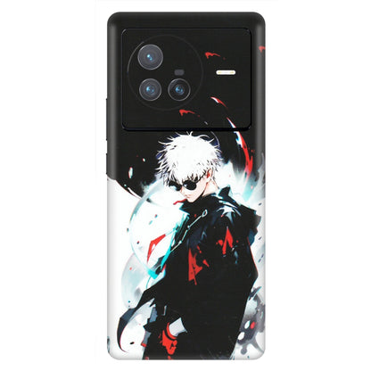 VIVO Z/V/X/T/U/S Series Phone Skins (All Models) - Gojo Powerful Charater Kaisen Anime - Matte Finish (M-144) Vivo X80 (5G)