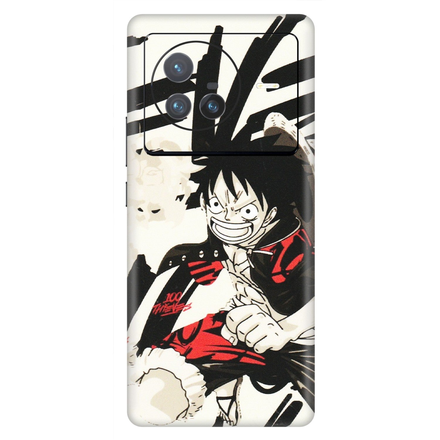 VIVO Z/V/X/T/U/S Series Phone Skins (All Models) - Monkey D.Luffy Manga Anime - Matte Finish (M-145) Vivo X80 (5G)