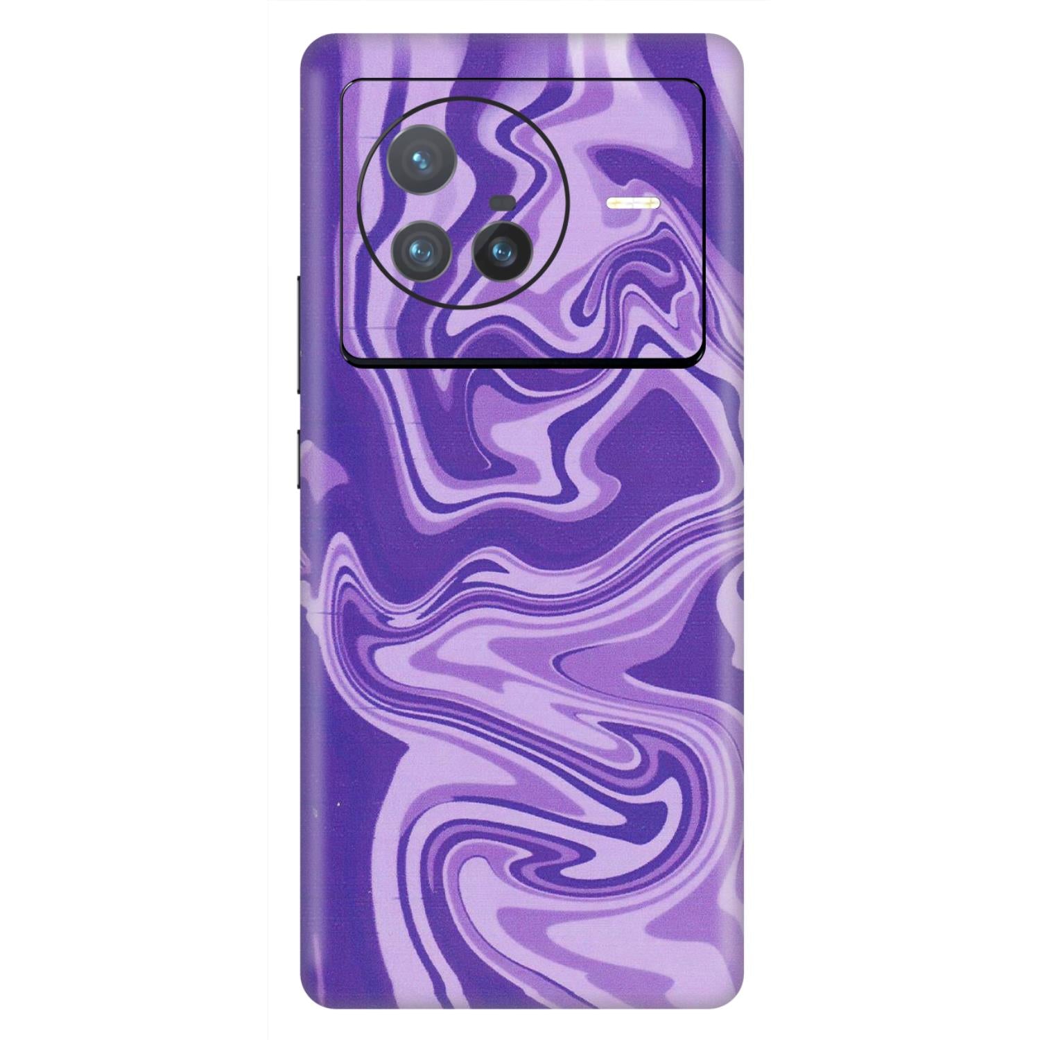 VIVO Z/V/X/T/U/S Series Phone Skins (All Models) - Hazy Purple Nights - Matte Finish (M-14) Vivo X80 (5G)