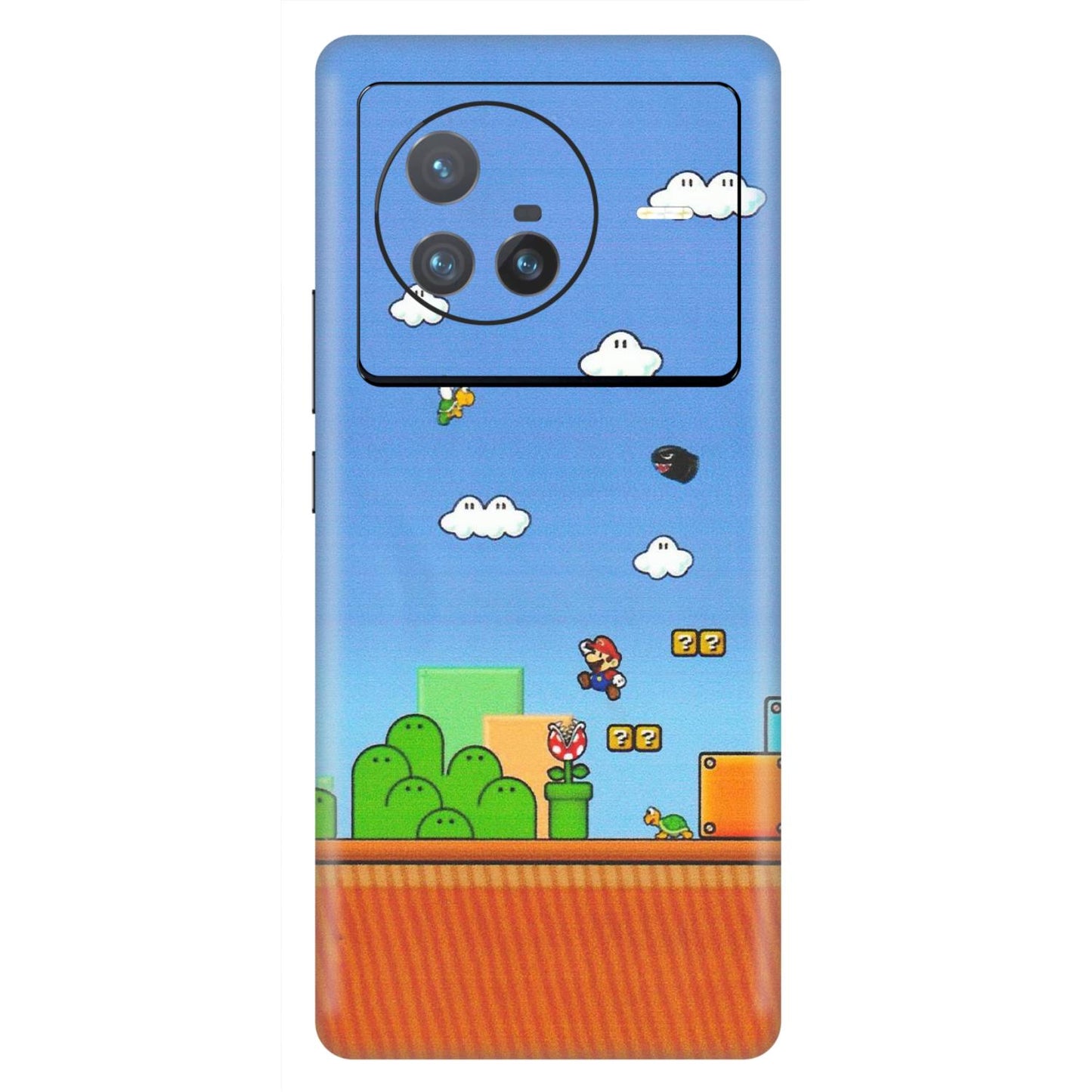 VIVO Z/V/X/T/U/S Series Phone Skins (All Models) - Mario Game Scene - Matte Finish (M-24) Vivo X80 (5G)