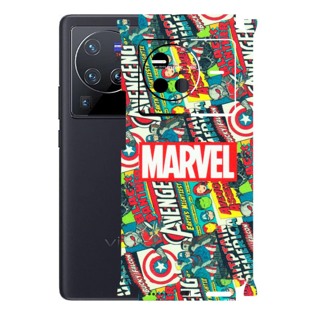 VIVO Z/V/X/T/U/S Series Phone Skins (All Models) - Marvel Comic Lover - Matte Finish (M-30) Vivo X80 (5G)