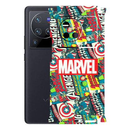 VIVO Z/V/X/T/U/S Series Phone Skins (All Models) - Marvel Comic Lover - Matte Finish (M-30) Vivo X80 (5G)