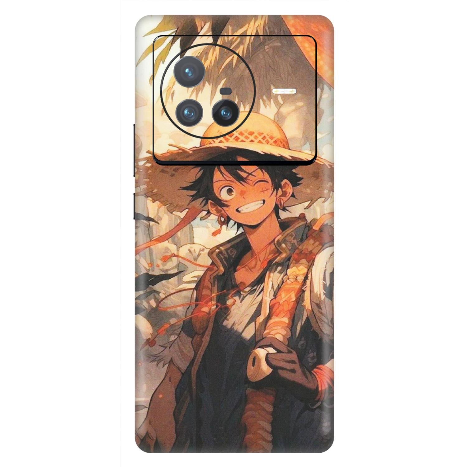 VIVO Z/V/X/T/U/S Series Phone Skins (All Models) - Anime Character Smile - Matte Finish (M-33) Vivo X80 (5G)