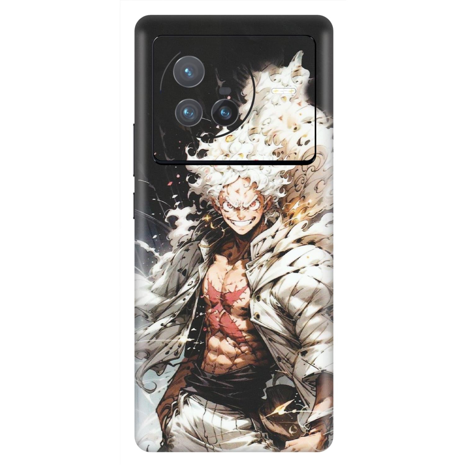 VIVO Z/V/X/T/U/S Series Phone Skins (All Models) - Anime Angry Classy Character - Matte Finish (M-34) Vivo X80 (5G)