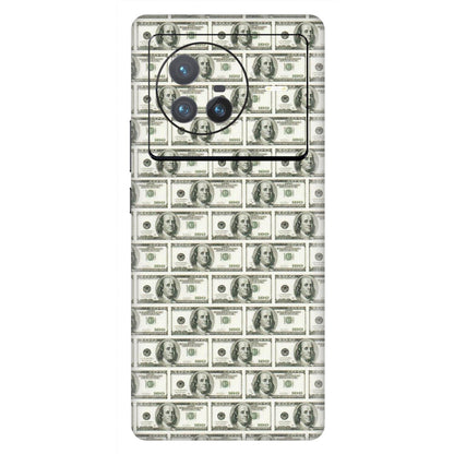 VIVO Z/V/X/T/U/S Series Phone Skins (All Models) - I Love Dollars - Matte Finish (M-40) Vivo X80 (5G)