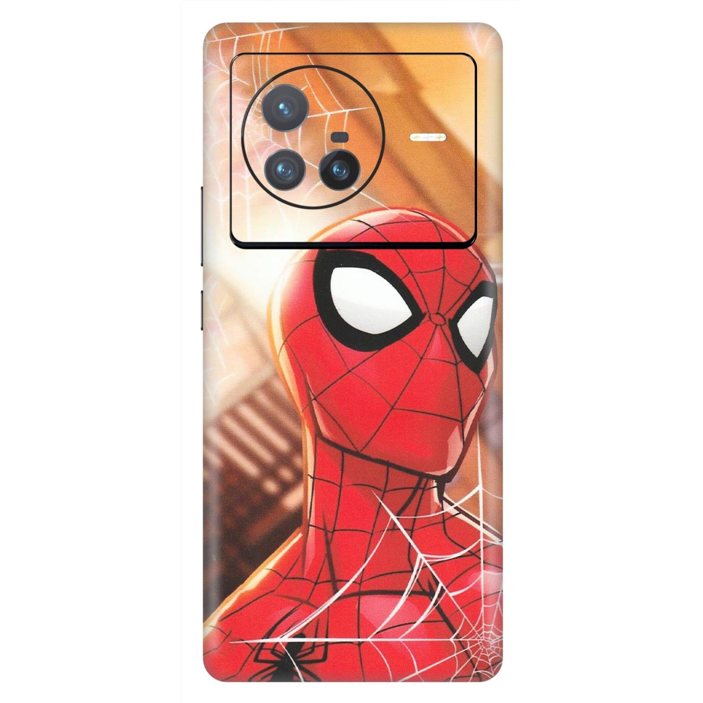 VIVO Z/V/X/T/U/S Series Phone Skins (All Models) - Spiderman Face New - Matte Finish (M-41) Vivo X80 (5G)