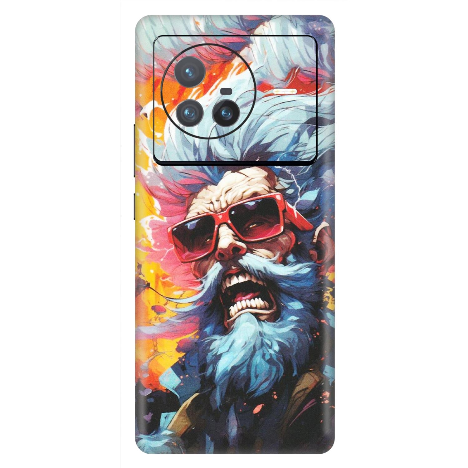 VIVO Z/V/X/T/U/S Series Phone Skins (All Models) - Daddy Cool Character - Matte Finish (M-43) Vivo X80 (5G)