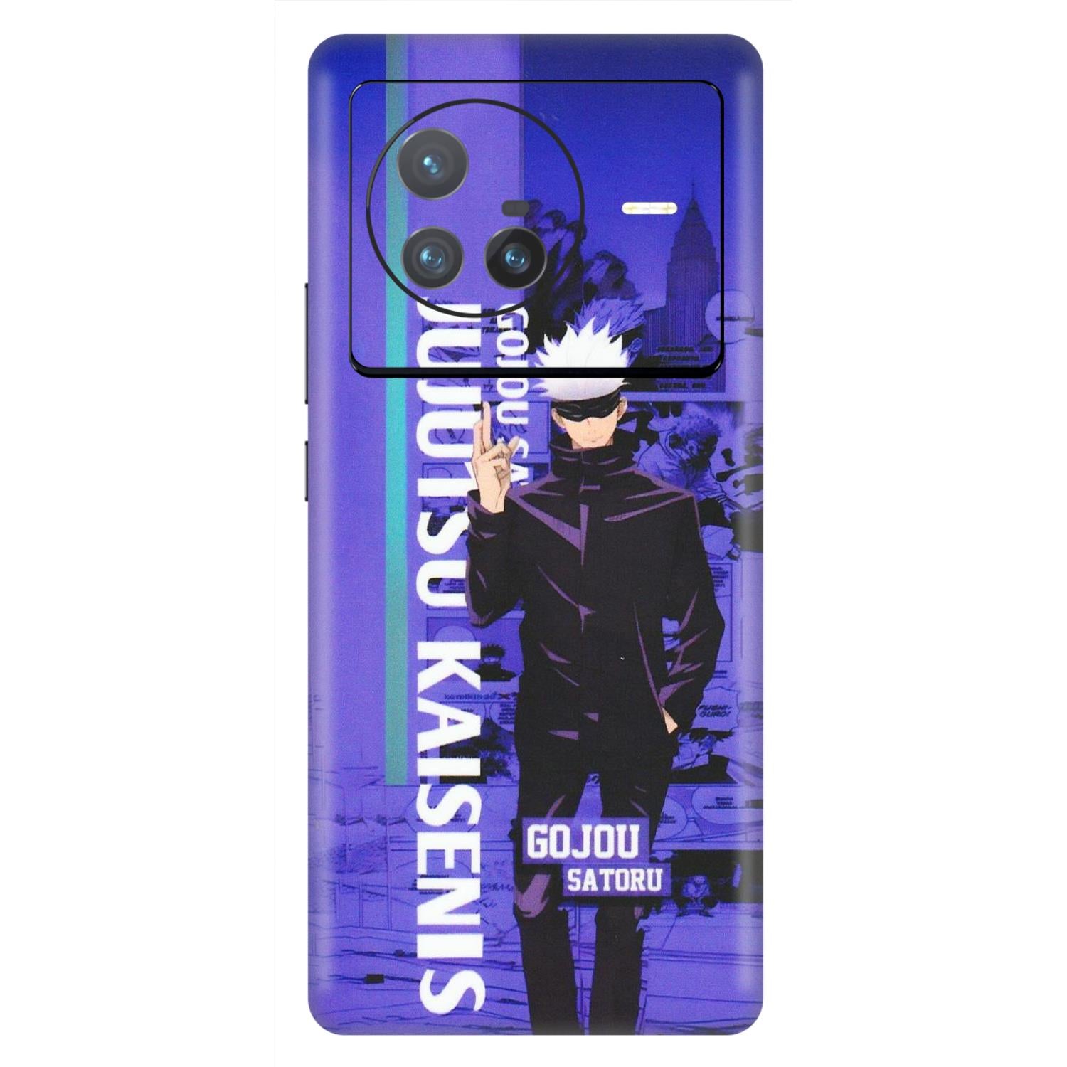 VIVO Z/V/X/T/U/S Series Phone Skins (All Models) - Jujutsu Kaisen Gojo - Matte Finish (M-05) Vivo X80 (5G)