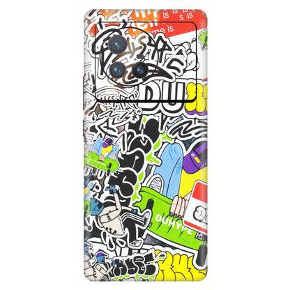 VIVO Z/V/X/T/U/S Series Phone Skins (All Models) - Dope Graffiti - Matte Finish (M-61) Vivo X80 (5G)