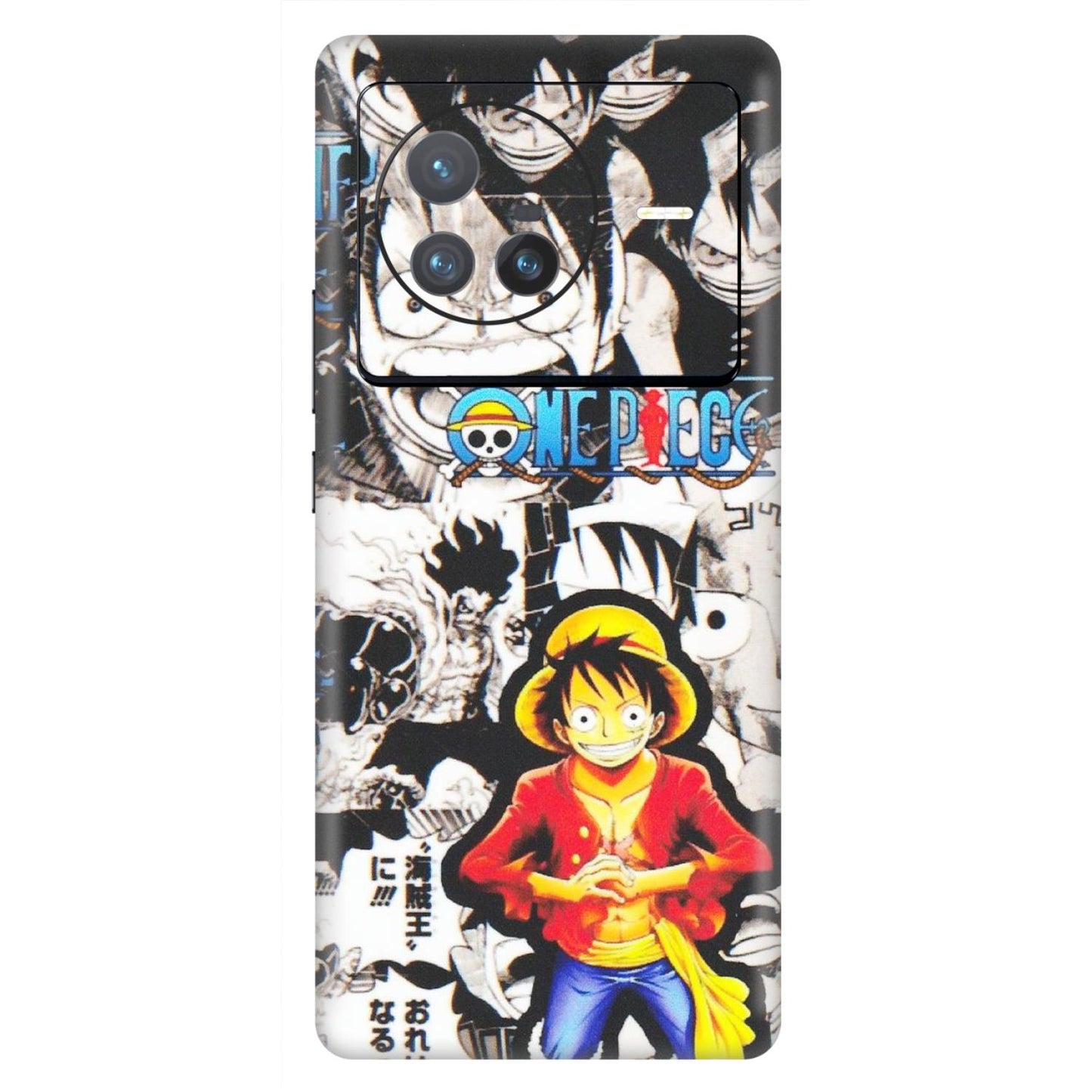VIVO Z/V/X/T/U/S Series Phone Skins (All Models) - One Piece B&W - Matte Finish (M-63) Vivo X80 (5G)