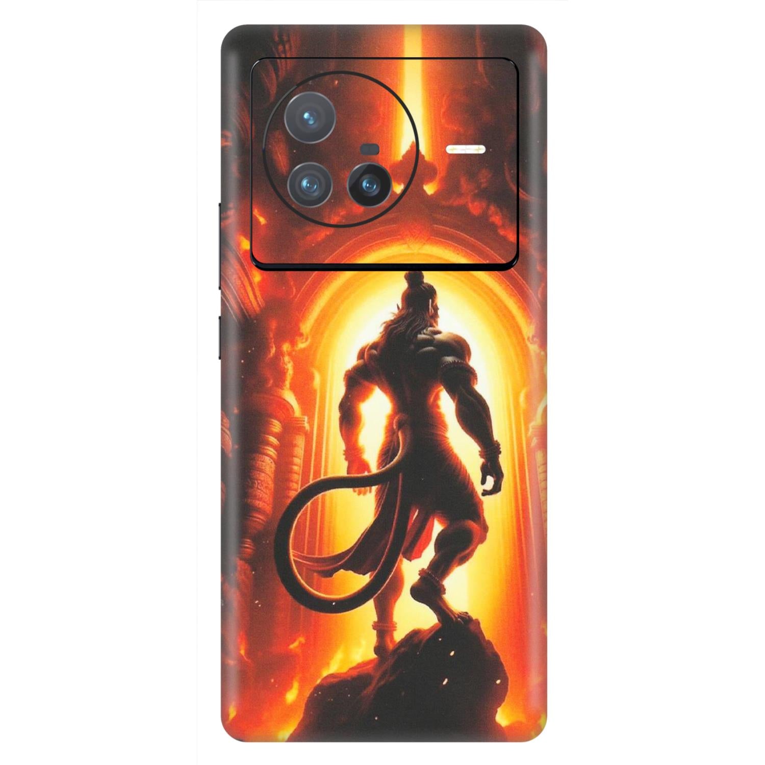 VIVO Z/V/X/T/U/S Series Phone Skins (All Models) - HanumanJi - Matte Finish (M-06) Vivo X80 (5G)