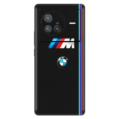 VIVO Z/V/X/T/U/S Series Phone Skins (All Models) - Styling With Black BMW - Matte Finish (M-74) Vivo X80 (5G)