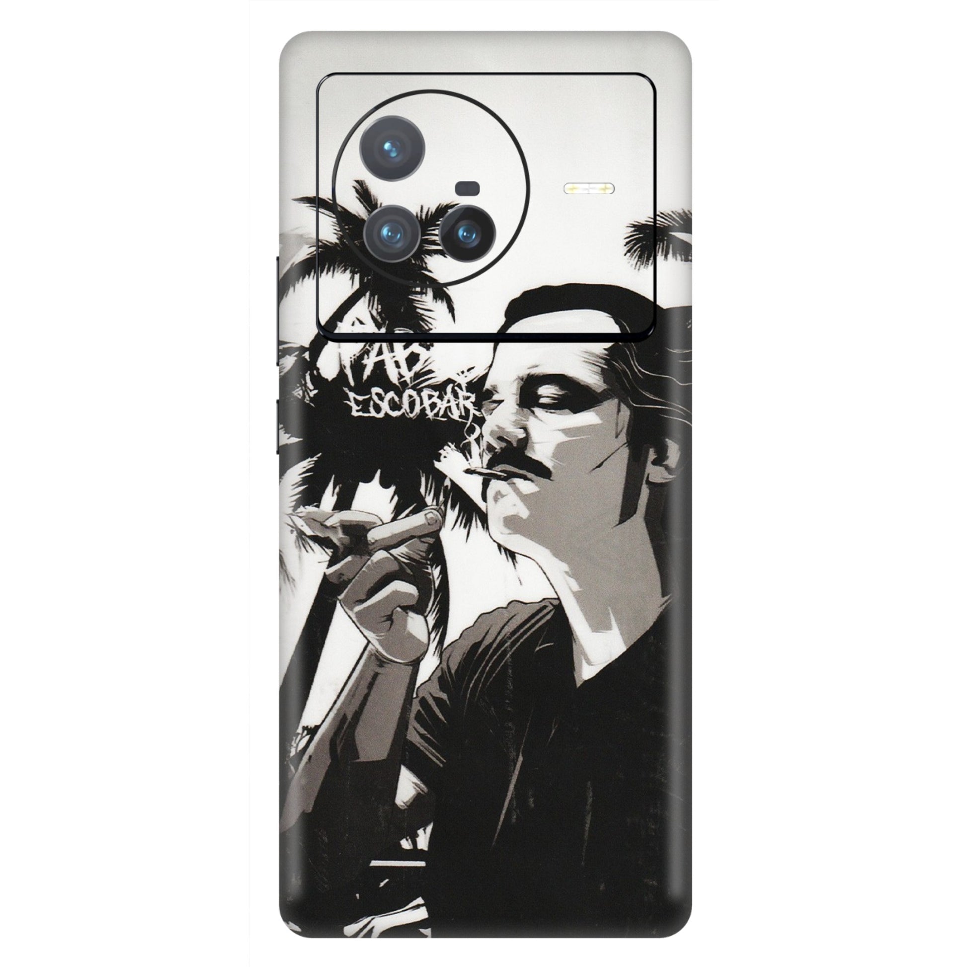 VIVO Z/V/X/T/U/S Series Phone Skins (All Models) - Pab Escobar - Transparent Finish (T-05) Vivo X80 (5G)