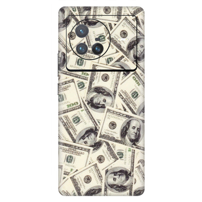 VIVO Z/V/X/T/U/S Series Phone Skins (All Models) - Dollar Lover - Transparent Finish (T-17) Vivo X80 (5G)