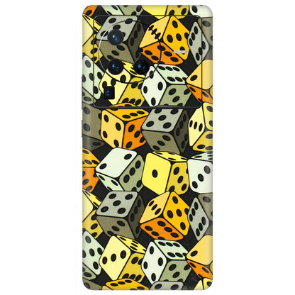 VIVO Z/V/X/T/U/S Series Phone Skins (All Models) - Dices Of Life - 3D Embossed Finish (L-04) Vivo X80 Pro (5G)