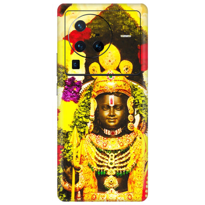 VIVO Z/V/X/T/U/S Series Phone Skins (All Models) - Ram Lalla Ayodhya - 3D Embossed Finish (L-103) Vivo X80 Pro (5G)