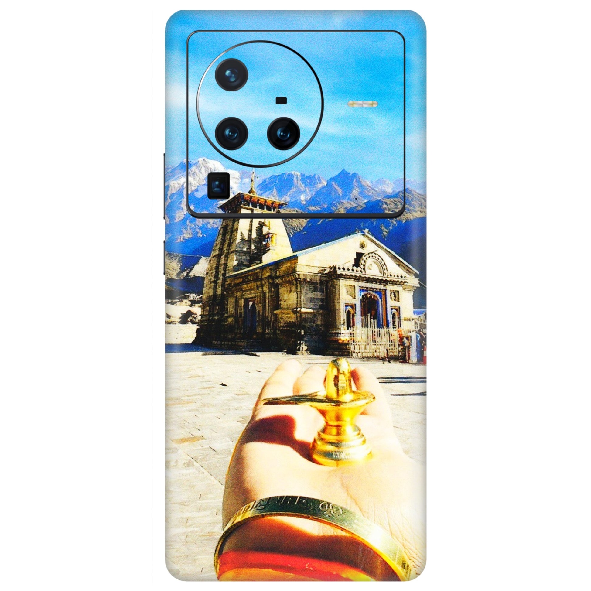 VIVO Z/V/X/T/U/S Series Phone Skins (All Models) - Beauty of Kedarnath - 3D Embossed Finish (L-108) Vivo X80 Pro (5G)