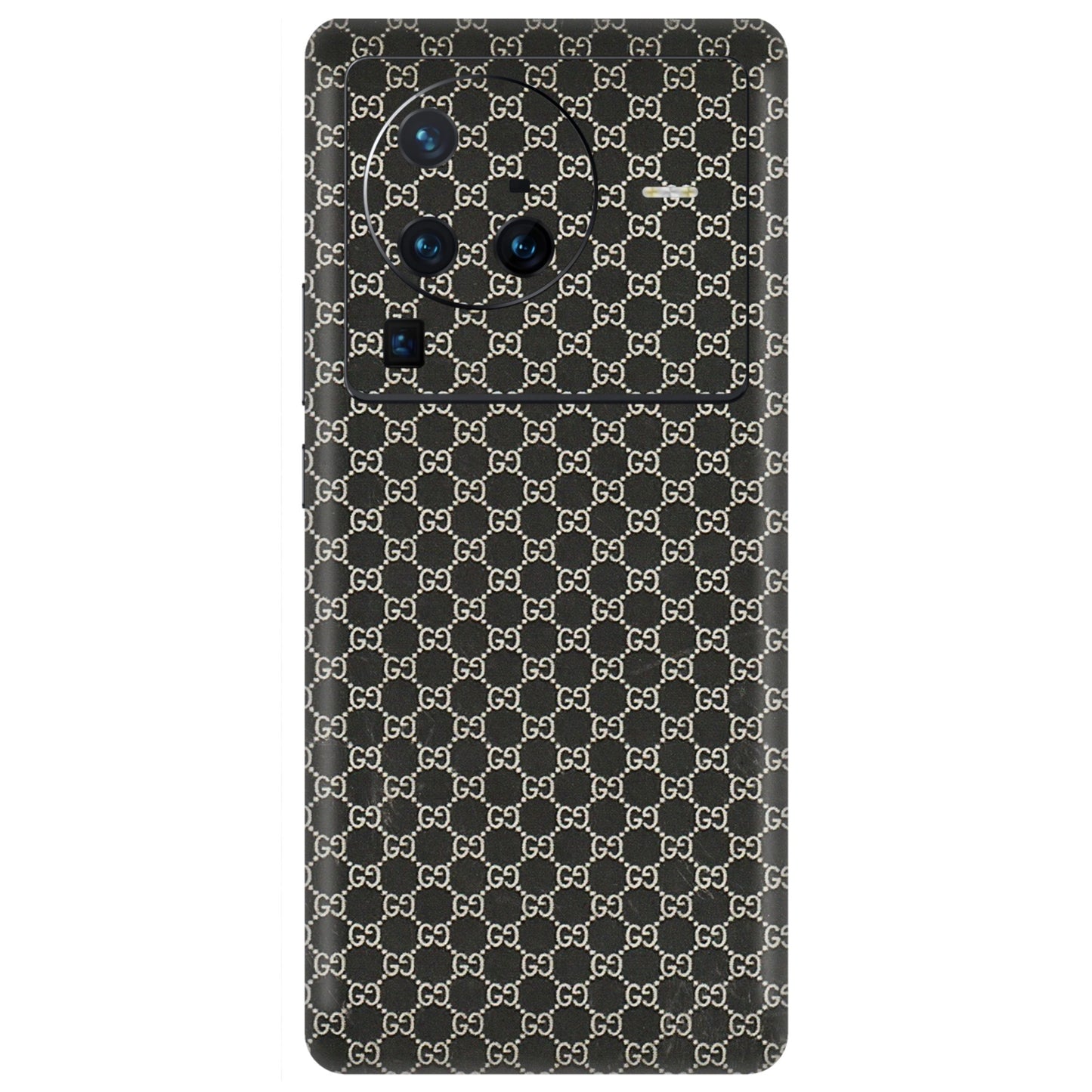 VIVO Z/V/X/T/U/S Series Phone Skins (All Models) - Black G Print - 3D Embossed Finish (L-109) Vivo X80 Pro (5G)