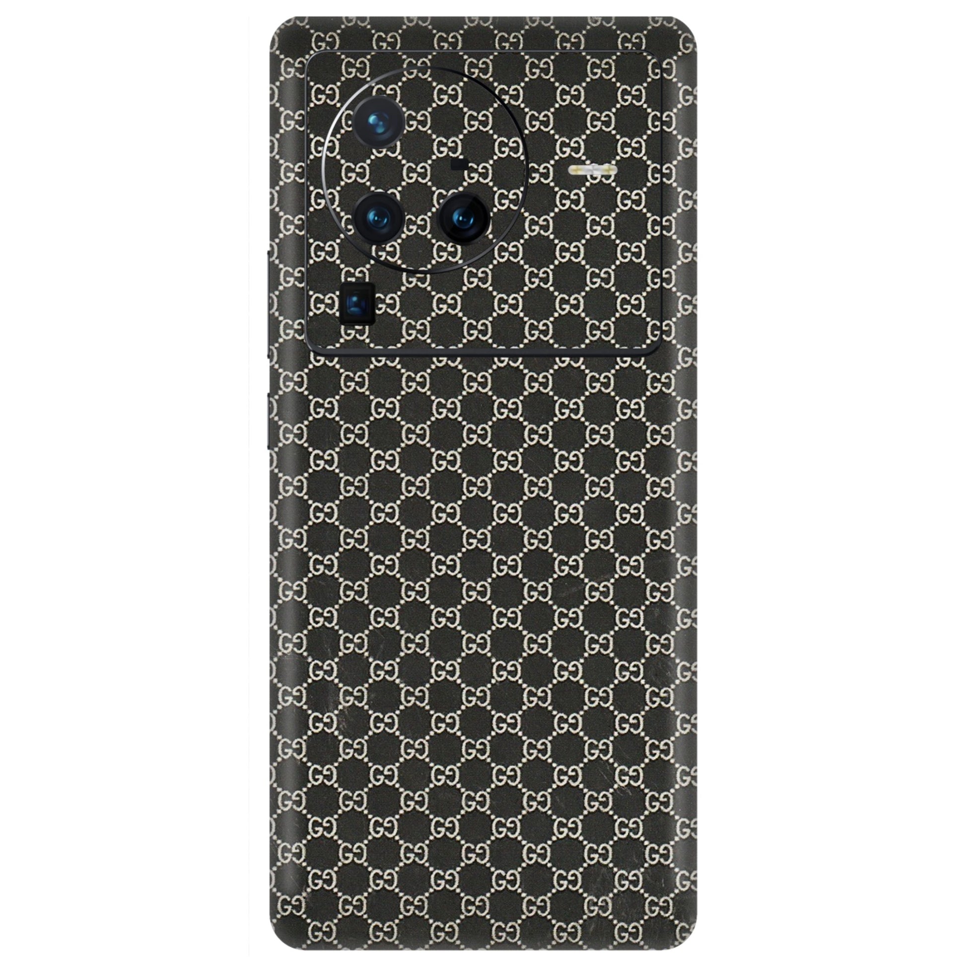 VIVO Z/V/X/T/U/S Series Phone Skins (All Models) - Black G Print - 3D Embossed Finish (L-109) Vivo X80 Pro (5G)
