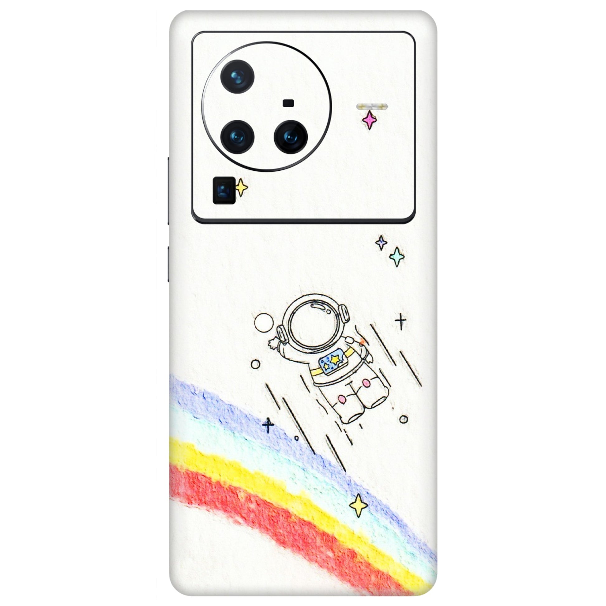 VIVO Z/V/X/T/U/S Series Phone Skins (All Models) - Milkyway Astronaut - 3D Embossed Finish (L-110) Vivo X80 Pro (5G)