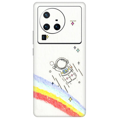 VIVO Z/V/X/T/U/S Series Phone Skins (All Models) - Milkyway Astronaut - 3D Embossed Finish (L-110) Vivo X80 Pro (5G)