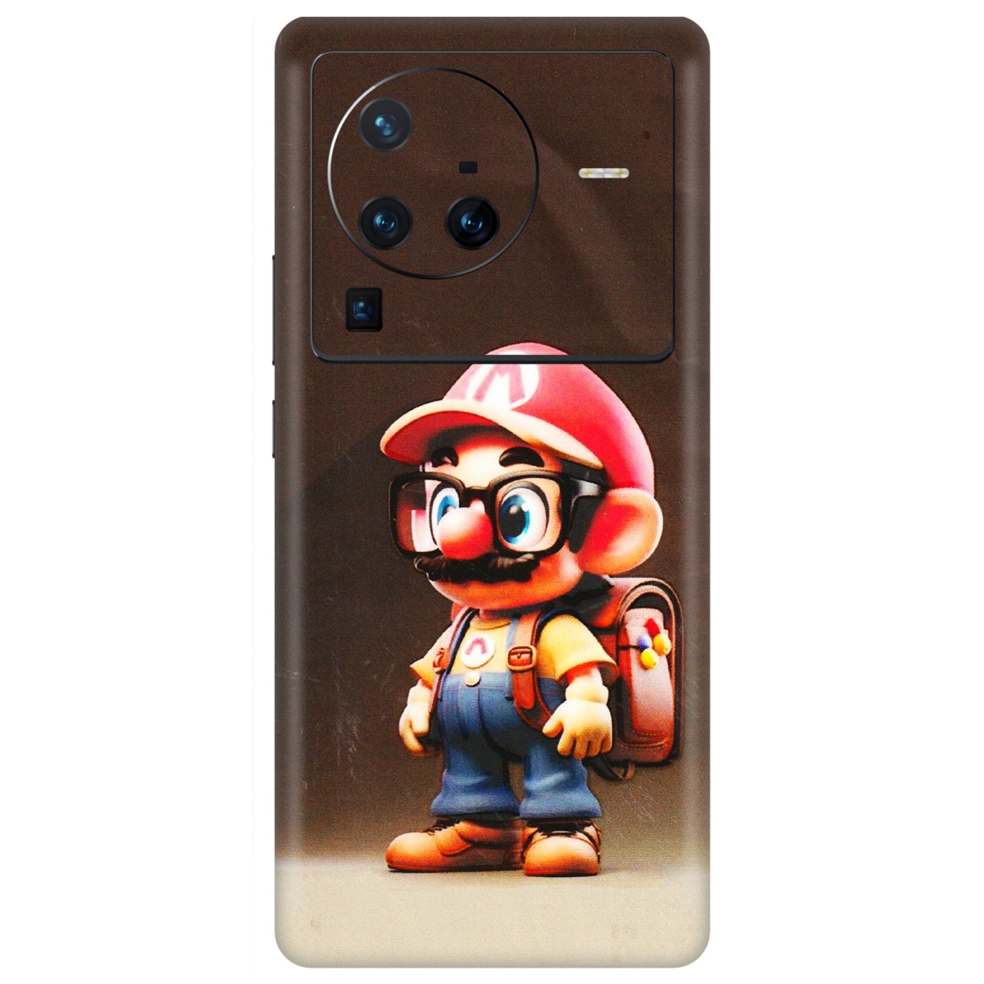 VIVO Z/V/X/T/U/S Series Phone Skins (All Models) - Little Mario - 3D Embossed Finish (L-119) Vivo X80 Pro (5G)